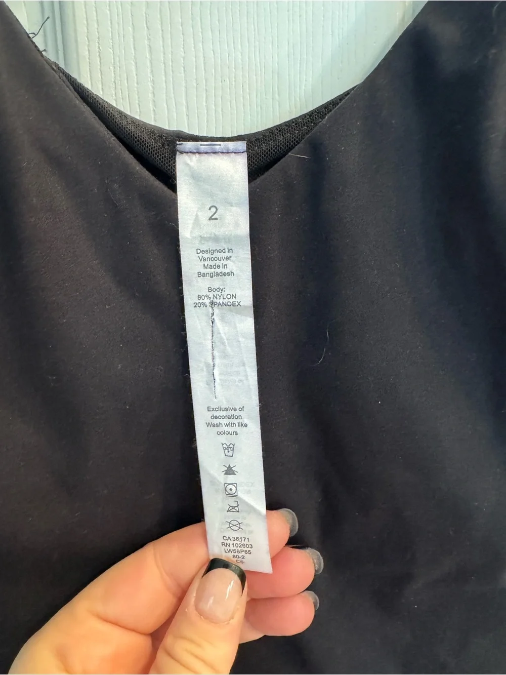 Lululemon Align Tank Top Black Built-In Bra Women’s Size 2